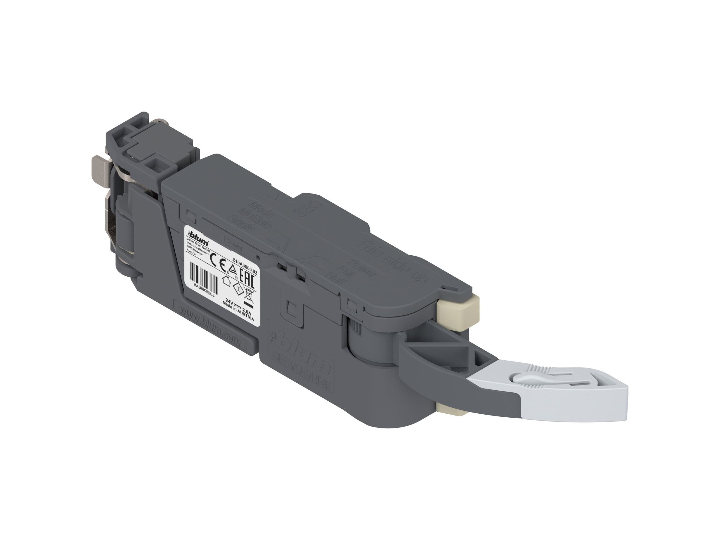 Блок привода. Blum Servo Drive z10a3000.03. Blum электропривод Servo-Drive. Привод Blum z10c5000. Электропривод Servo-Drive для Aventos HF, HS, hl.