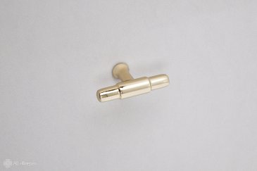Torus мебельная ручка-кнопка латунь полированная