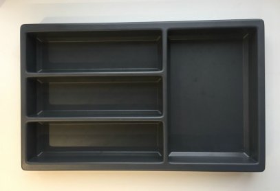 Лоток для столовых приборов MOVE+ в ящик 300/500 LEGRABOX, серый матовый