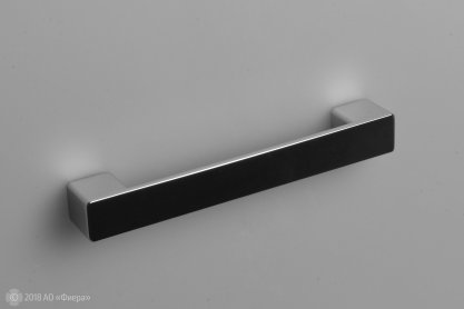 FS043 Мебельная ручка-скоба, 160 мм, хром глянцевый