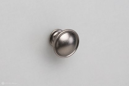 24073 мебельная ручка-кнопка никель состаренный