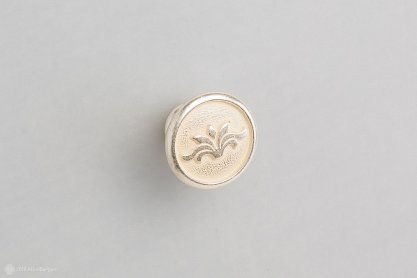 Pandora мебельная ручка-кнопка малая восточное серебро