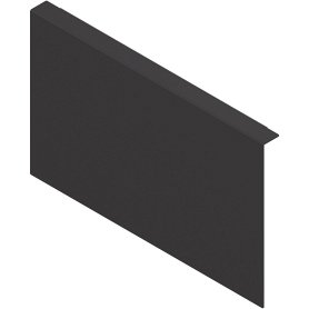 AMBIA-LINE адаптер для задней стенки из ДСП для LEGRABOX с высоким фасадом высота C, терра-черный, 242 мм