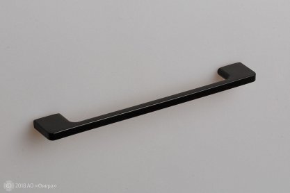 FS108 Мебельная ручка-скоба, 192 мм, черный матовый
