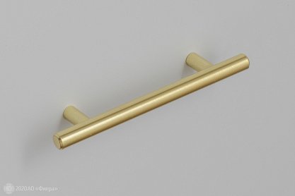 RR002 ручка-релинг 96 мм брашированное сатиновое золото