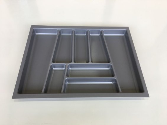 Лоток для столовых приборов Trend II, в ящик 700/500, серый орион матовый