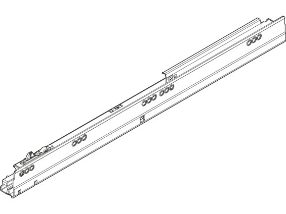 TANDEMBOX, направляющая без BLUMOTION, 30кг, 450 мм, правая