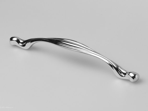 Barocca мебельная ручка-скоба 160-192 мм никель глянцевый