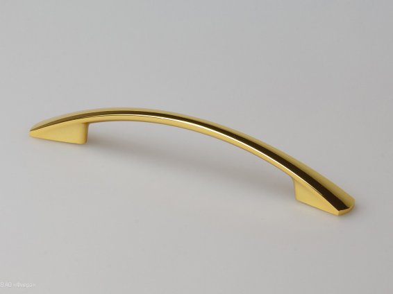 RS005 мебельная ручка-скоба 128 мм золото полированное