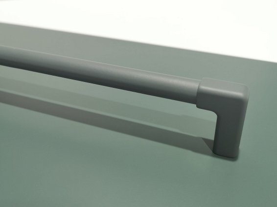 Vitruvio мебельная ручка-скоба 160 мм зеленый малахит шелковый