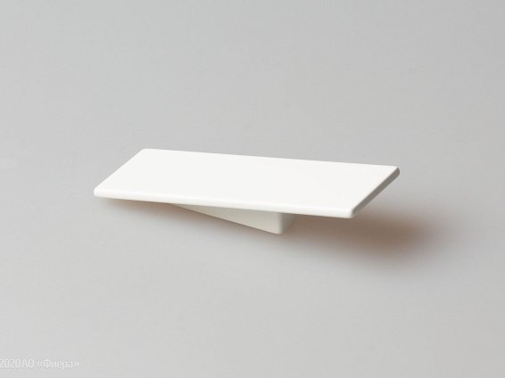 Plate мебельная ручка-капля 32 мм белый матовый