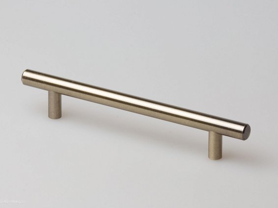 RR002 мебельная ручка-релинг 128 мм старинная латунь