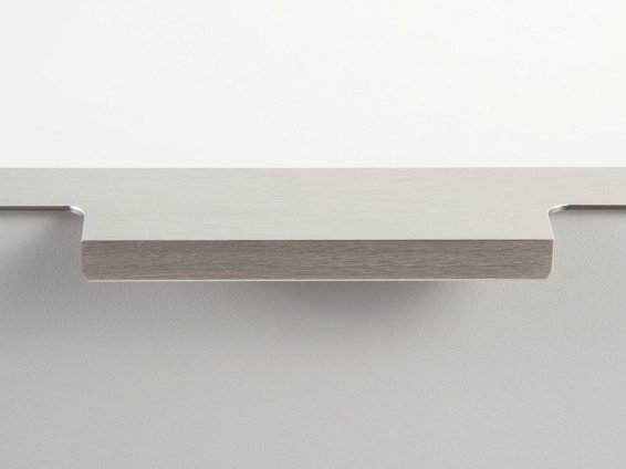 Ray торцевая мебельная ручка для фасадов 150 мм нержавеющая сталь