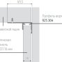 Верхний профиль для панели 16 мм (4,1 метра)