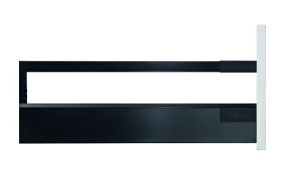 Ящик TANDEMBOX antaro с TIP-ON BLUMOTION (высота С 192, глубина 400 мм, вес ящика до 20 кг), крепление под саморезы, черный