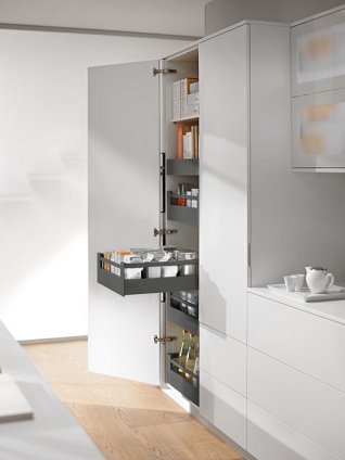 Внутренний ящик TANDEMBOX antaro TIP-ON BLUMOTION (высота D 224, глубина 400 мм, 10-30 кг), серый орион