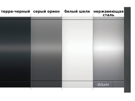 Внутренний ящик LEGRABOX pure TIP-ON BLUMOTION (высота C 177, глубина 400 мм, до 40 кг), серый орион
