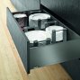 Ящик LEGRABOX pure TIP-ON BLUMOTION (высота C 177, глубина 450 мм, до 40 кг), для тонких фасадов, серый орион