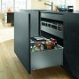 Ящик LEGRABOX pure (высота F 241, глубина 500 мм, до 70 кг), терра-черный