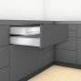 Внутренний ящик LEGRABOX pure (высота M 90,5, глубина 400 мм), под вставку, терра-черный